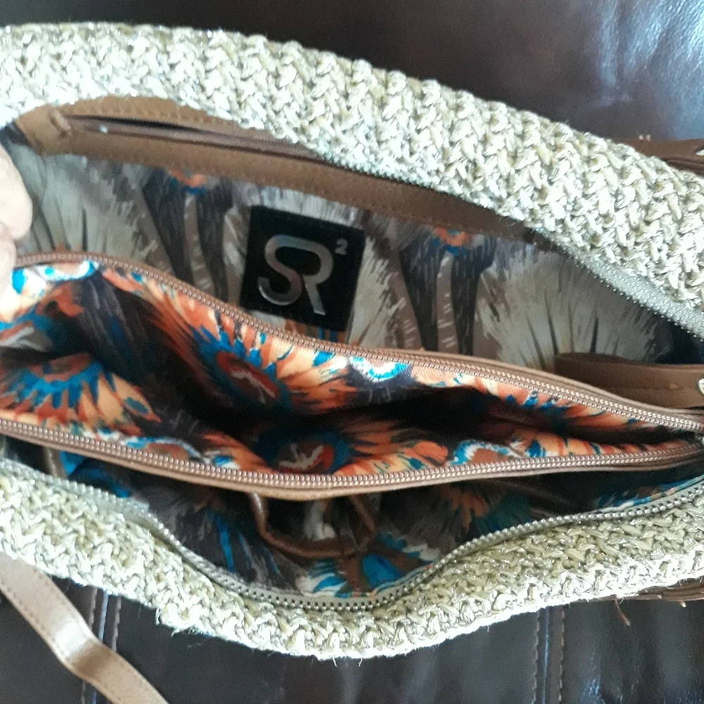 Tan boho purse